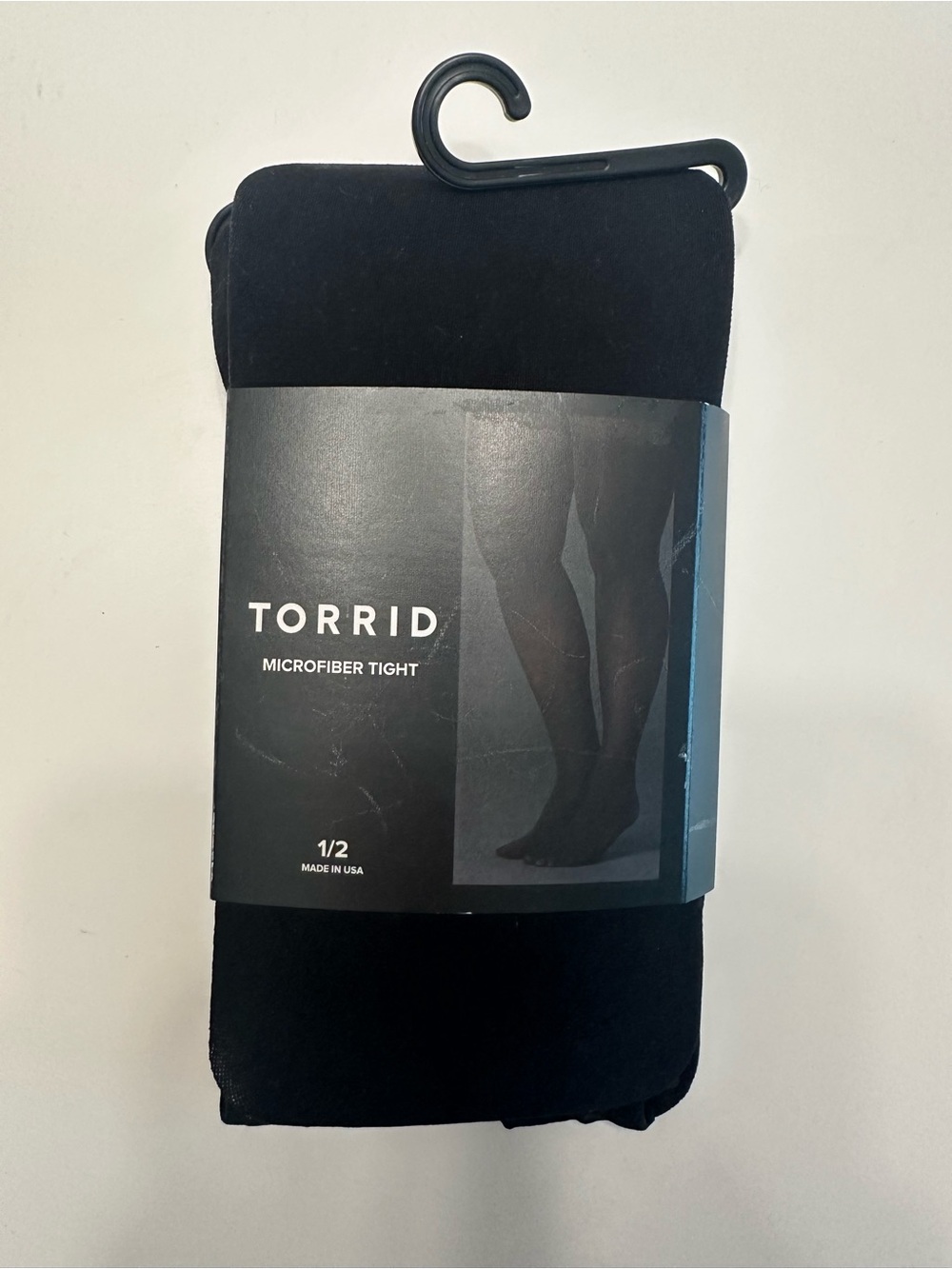 Torrid Black Microfiber Tights - Black - Size 1/2